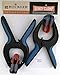 Rockler Large Spring Clamps (Pair) – Easy Squeeze Woodworking Bandy Clamps for Thinner Stock & Delicate Moldings – One-Handed Operation Large Clamps – Easy to Grip Nylon Hand Clamps w/Fiberglass