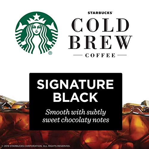 Starbucks Cold Brew Coffee Signature Black SingleServe Concentrate