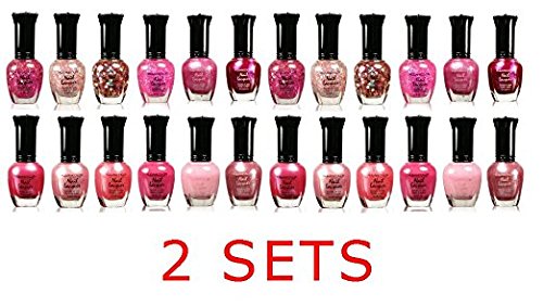 Kleancolor Collection - Awesome Pink Colors Assorted Nail Polish 12pc Set...