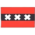 AZ FLAG - Amsterdam Flag - 3x5 Ft - 100D Polyester Netherland Banner with Two Metal Grommets - Fade Resistant - Vivid Colors - 3' x 5' Feet - 150x90 Cm