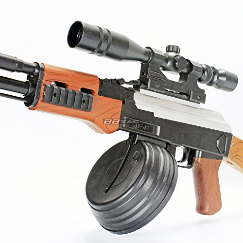 BBTac® Airsoft Spring Gun Assault Machine Gun BT21 AK47 RPK Powerful