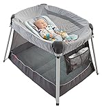Fisher-Price Ultra-Lite Day & Night Play Yard, Gray