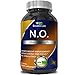 Pre Workout Nitric Oxide Supplement - L-Arginine + L-Citruline - Boosts Exercise Performance & Stamina - Improves Recovery - Supports Heart Health - Increases Libido - 60 capsules - Biogreen Labs