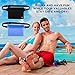 WisVertor Waterproof Pouch Bag Case with Waist Strap for Beach, Swimming, Boating, Kayaking, Fishing, Hiking, Camping - Protect for iPhone, Cell Phone, Camera, Cash, MP3, Passport, From Water (BLUE)