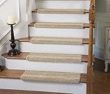 Caprice Bullnose Carpet Stair Tread with Adhesive Padding, by Tread Comfort (Single 27