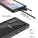 Waterproof Case for Galaxy NOTE 10, Justcool Clear Full Body Heavy Duty Protection Case, Fingerprint Unlock with Fingerprint Film, Shockproof Rugged Cover for Samsung Galaxy NOTE 10 (Black/Gray+Clear)