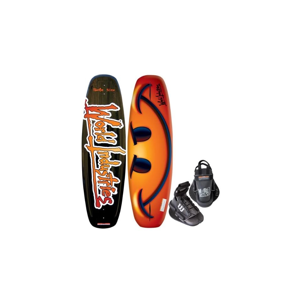 Kwik Tek World Industries Smile Wakeboard with Faction Binding, 143cm