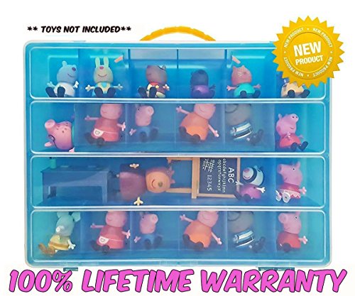 Life made better toy organizer with carrying handle, fi…