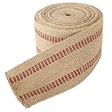 YaeCCC Craft Jute Webbing Tape, 3.5" x 10 Yd Rolls