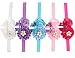 ROEWELL® Baby Headbands /Girl's HeadBand/ Hair Bow Infant Hairband (5 Pack)