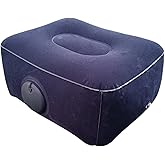 KEXIAO Inflatable Travel Leg Up Foot Rest Pillow for Muscle Relief Cushions with Press Air Pumps for Home Office and Travel