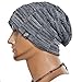 FORBUSITE Fleece Knit Beanie Hat for Men Winter B5816 Black