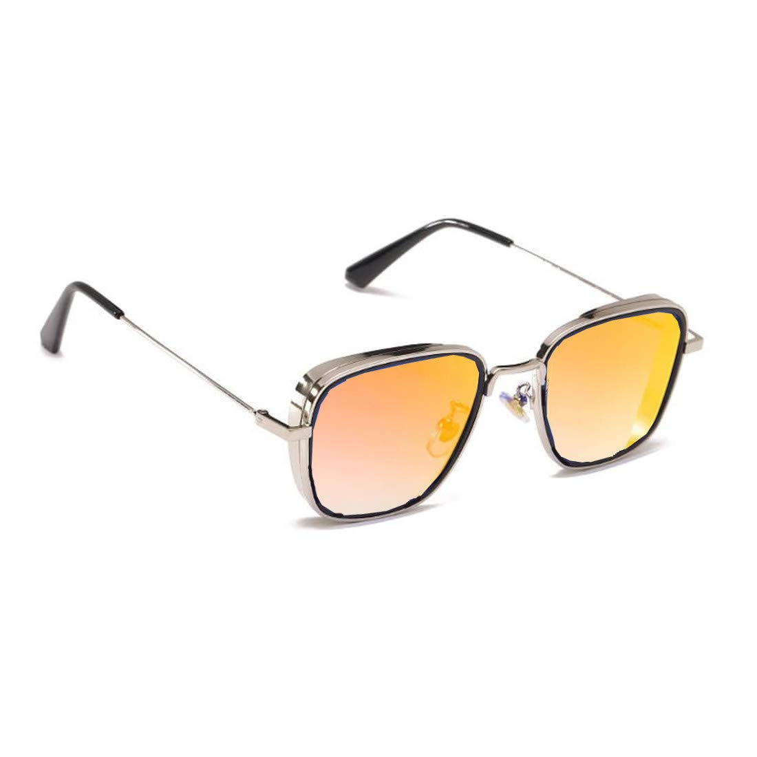 elegante Smooth Leg Covers Lightweight Square Kabir Singh Sunglasses for Men