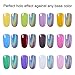 CLAVUZ 1g/Box Laser Holographic Nail Powder Rainbow Chrome Nail Powder Manicure Pigment Nail Art Tools