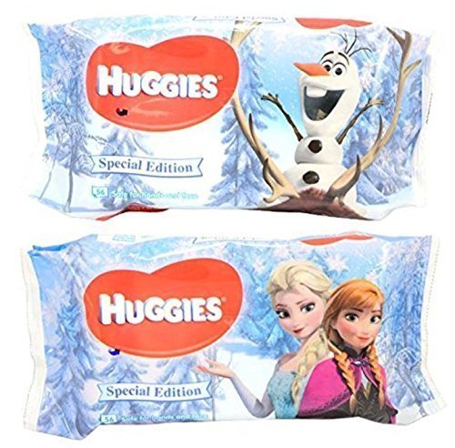 Huggies Special Edition Disney Frozen Baby Wipes Soft Refill  56 Count (3 Pack, 168 Count)