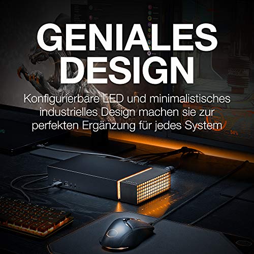 Seagate FireCuda Gaming Dock, 4 TB HDD, Thunderbolt 3-Dock, PC-Gaming, NVMe-SSD erweiterbar, LED Beleuchtung, inkl. 3… – Bild 5