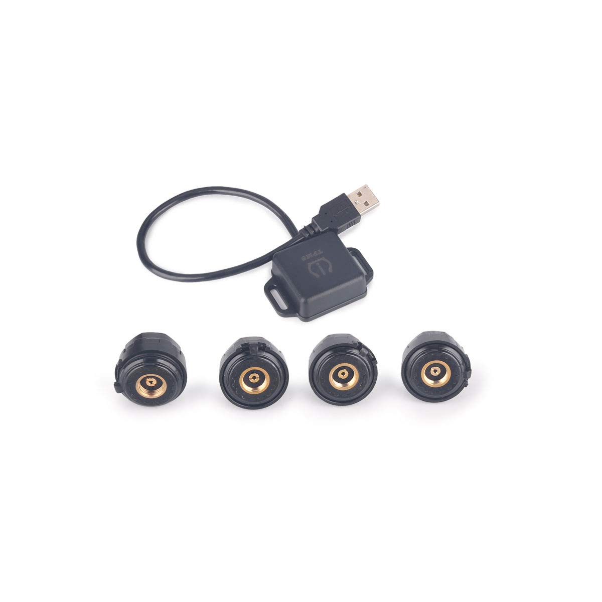 erisin USB TPMS Module Tool Tire Pressure 4 Sensors for Android 9.0/10.0 Stereo