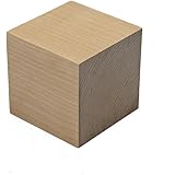 1.5" wood blocks, natural unfinished craft wood cubes (1 &frac12; inch) - Bag of 24