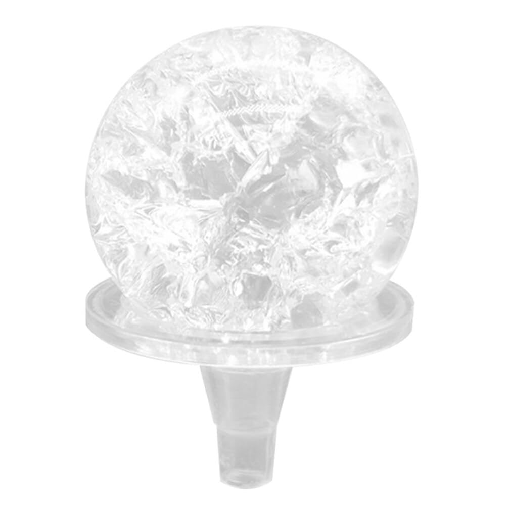 Luxshiny Crystal Ball with Stand Indoor Tabletop Fountain Waterfall Crystal Sphere Ball Bonsai Water Feature Decorative Ornaments Accessories, Feng Shui Decoration 6cm