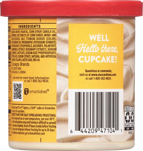 DUNCAN HINES DOLLY PARTON’S FAVORITE CREAMY BUTTERCREAM FLAVORED CAKE FROSTING, PERFECT FOR SUGAR COOKIES, 16 OZ.