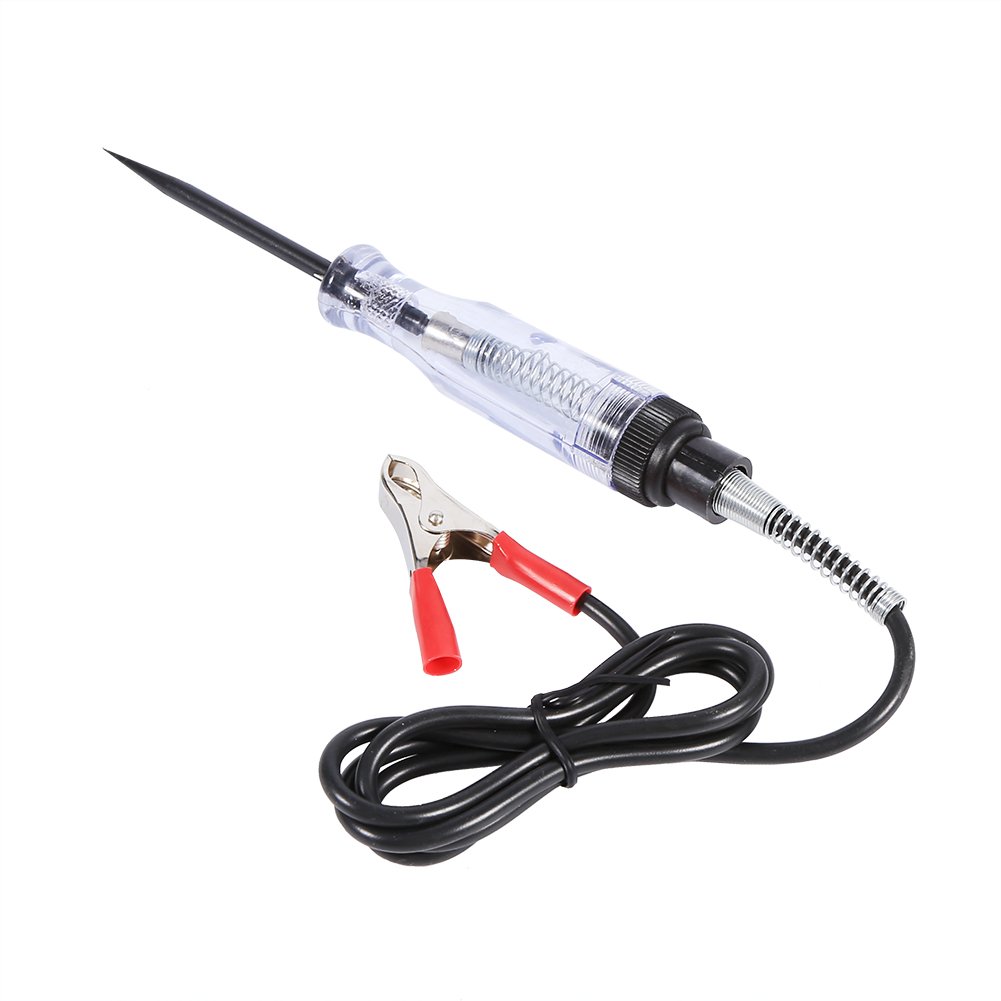 Car Electrical Circuit Continuity Tester, DC 6V/24V AS plastic and Carbon steel Long Probe Tester Auto Insurance and Auto Repair