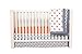 Bacati Playful Foxs 10 Piece Crib Set Including Bumper Pad, Orange/Grey