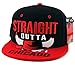 Greatest 23 Chicago New Straight Outta Bulls Colors Black Red Era Snapback Hat Cap