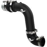 aFe Power #46-20689-B BladeRunner Charge Pipe | 3 IN Aluminum Cold Black for Ford Diesel Trucks 23-25 V8-6.7L (td)