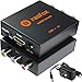 Rasfox Powered HDMI to AV/RCA Converter, 1080p HDTV HDMI to Composite RCA Audio Video A/V CVBS Adapter Converter Box with Power Adapter, High-end Metal Box with 1 Year Warranty primary