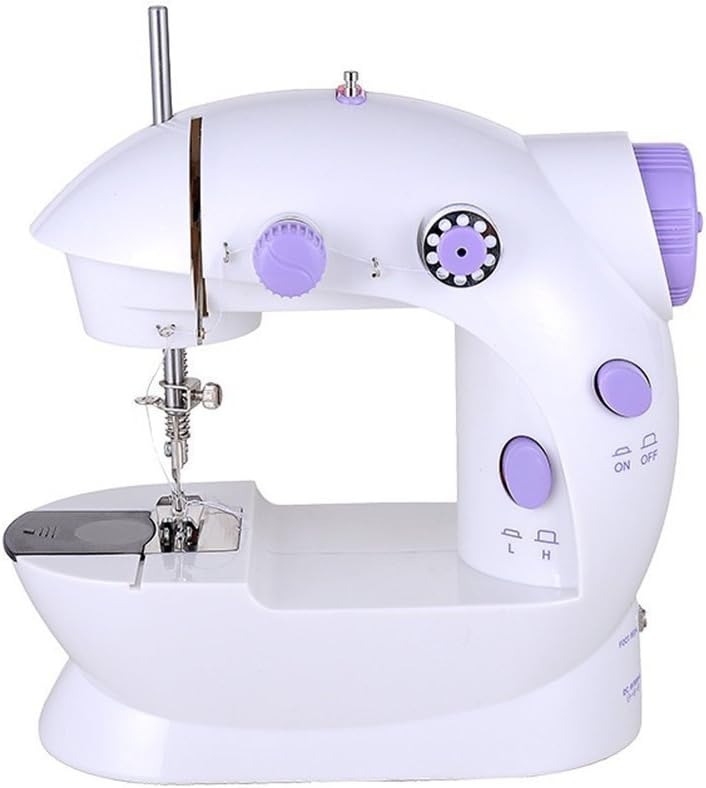 Cworlds NS202 Mini 2-Speed Sewing Machine with Foot Pedal sewing machines, Purple sewing machines sew cool sewing machine