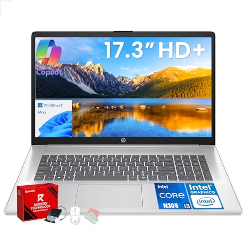 HP 2025 17-inch Laptop Computer - 17.3" HD+ Anti-Glare Display