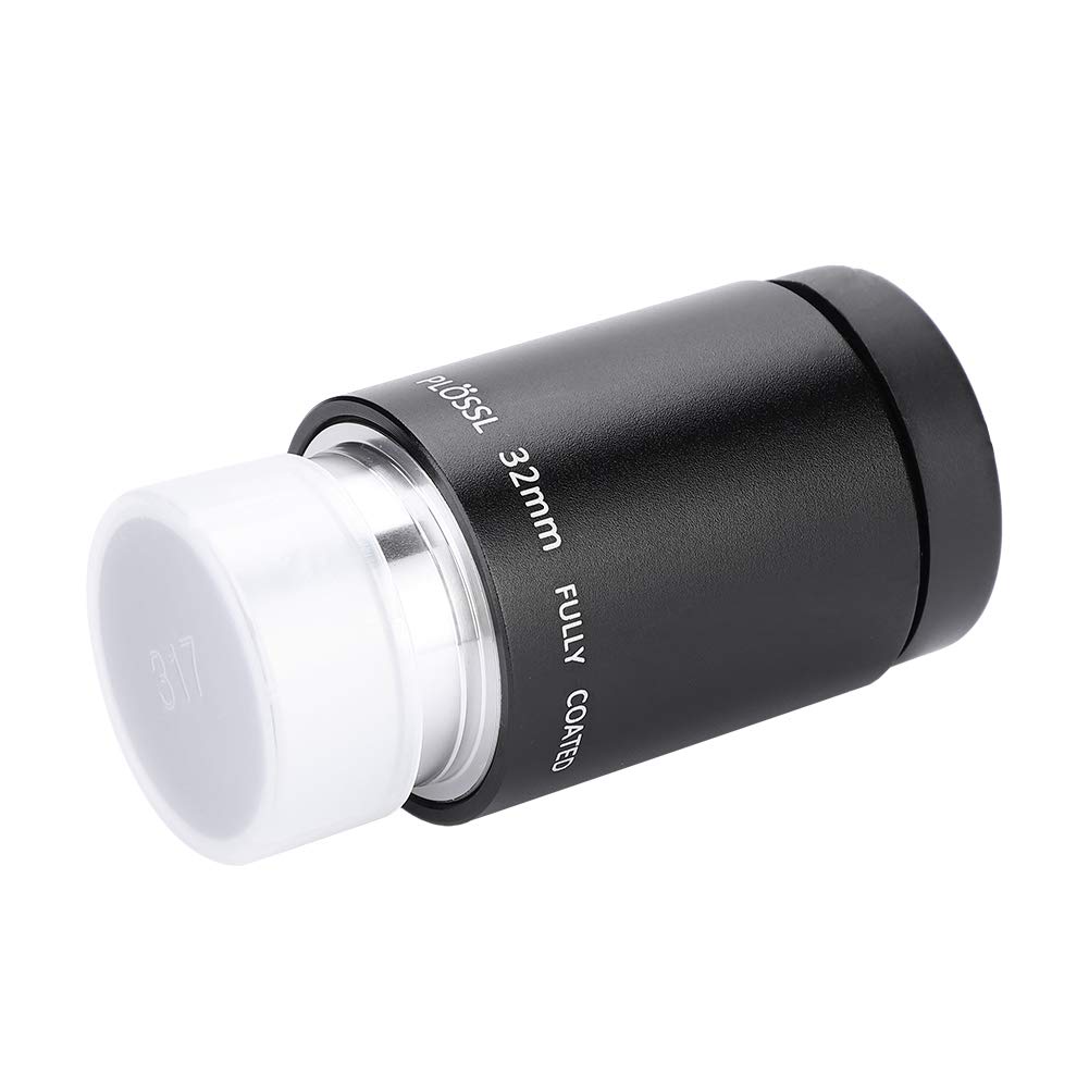 Astronomy Telescope Lens Plossl Eyepiece Lens 32mm with 1.25" Filter Thread, 32mm Plossl Telescope Eyepiece Multi-coated with Interface 1.25"/31.7mm, 52 Degree Field View