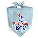 JOYLOADER Dog Birthday Bandana Boy - Dog Birthday Party Supplies - Birthday Boy Dog Bandana - Ideal Birthday Gift Idea for Pet