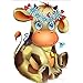 5D Diamond Painting, callm Clearance DIY Cross Stitch Kit Cat Cute Animals Diamond Embroidery Painting Drill Arts Craft Supply for Home Wall Decor (Cartoon Cow)