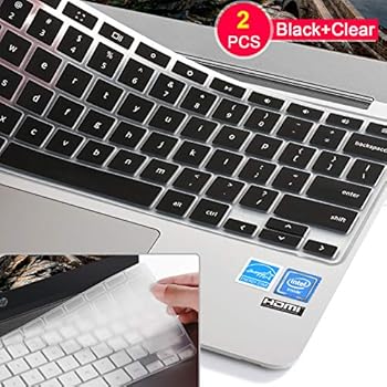 [2 pcs] Google Pixelbook Keyboard Cover for 12.3 inch Google Pixelbook with Touch-Screen (2017 Released),Google Pixelbook Accessories,Google Pixelbook Cover,Google Pixelbook Skin(TPU+Black)