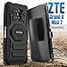 ZTE Grand X Max 2 / ZTE Max Duo/ZTE Imperial Max Case, Evocel [New Generation Series] Belt Clip Holster, Kickstand, & Dual Layer for ZTE Grand X Max 2/ ZTE Max Duo/ZTE Imperial Max, Black