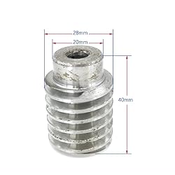 Worm Gear Set 1.5M-20T 20:1 Ratio 1.5 Mod Carbon