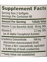 Nature's Bounty Arándano Frutas 4200 mg, paquete de de 2, 2