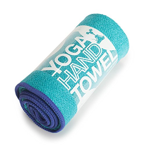 YogaRat Hand Towel - 100% Microfiber Hand Towels - Place Beside Your Mat During Practice - Wipe Sweat from Face and Hands During Exercise - Complements Your Yoga Mat Towel - 15" x 24" - Thumbnail 6