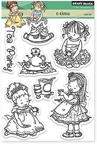 Penny Black T-Time Clear Stamp Set