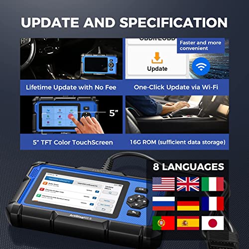 OBD2 Scanner TOPDON AD600S Scan Tool, Code Reader, Diagnostics Scanner