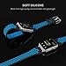 for Apple Watch Band 38mm 42mm,YiJYi Soft Silicone Sport Strap Replacement Wristband iWatch Bands for Apple Watch Series 3,Series 2,Series 1 (2.Blue-Black, 42mm)