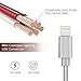 2pcs 6ft Rywell iPhone Lightning Cable Charging Cord Nylon Braided Apple USB Cable Usb Data Sync Cable 8 Pin Cable for iPhone 7 7 Plus 6 6s 6 Plus 5 5s SE iPad iPod Touch (Grey)
