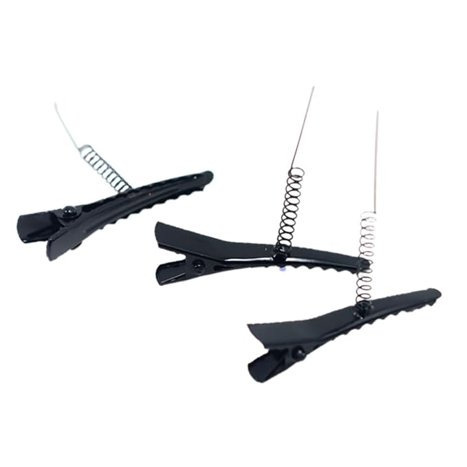 10 Pieces Black Duckbill Clip with Spring DIY Headwear Hair Accessories Gifts Amazon.in Beauty