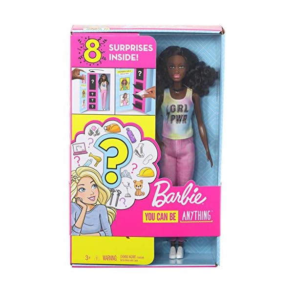 Barbie GLH63 - Karriere Puppe (AA) mit Überraschungs-Moden und Accessoires, Spielzeug ab 3 Jahren