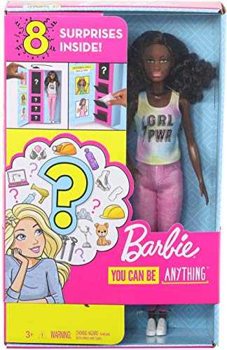 Barbie GLH63 - Karriere Puppe (AA) mit Überraschungs-Moden und Accessoires, Spielzeug ab 3 Jahren
