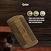 Xpreen Wood Comb, Double Different Densities Brush, Anti-static Handmade Green Sandal Wood Beard Hair Mustache Comb