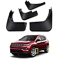 Mud Flaps Kit for Jeep Compass 2017-2024 Mud Splash Guard Front and Rear 4-PC Set by TOPGRIL