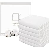 JINYUDOME Disposable Bath Towels 10 Individual Packing Big Shower Towels for Body, Oversize 27.5 x 55 inch, Thickened and Abs