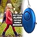 Personal Security Emergency Alarm Keychain Extreme Sound 130db Portable With LED Light For Kids, Little Boys, Girls, Womens, Elderly's,Teenagers , Disabled People,Safety Personal Security (Blue)